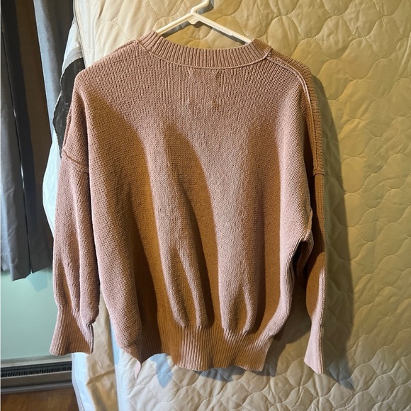 Abercrombie & Fitch Women's Crewneck Sweater - Dusty Mauve - Picture 4 of 4